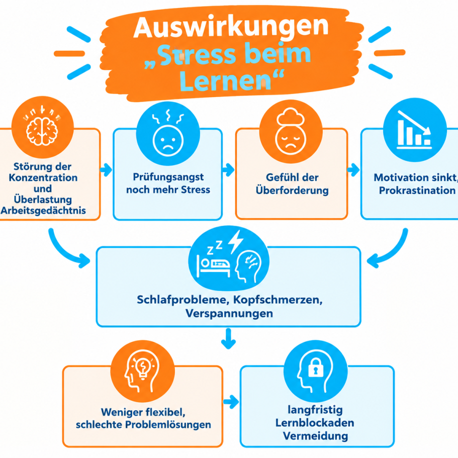 Auswirkungen von Stress beim Lernen
